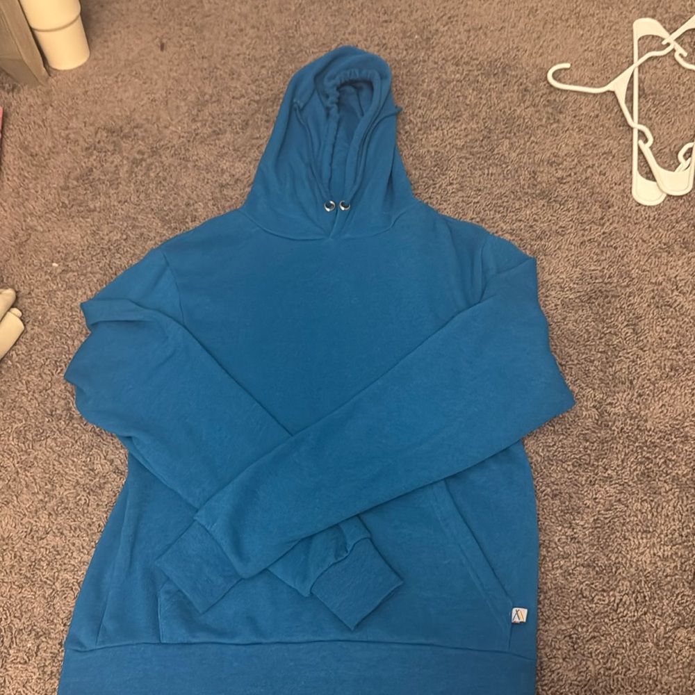 Blue hoodie